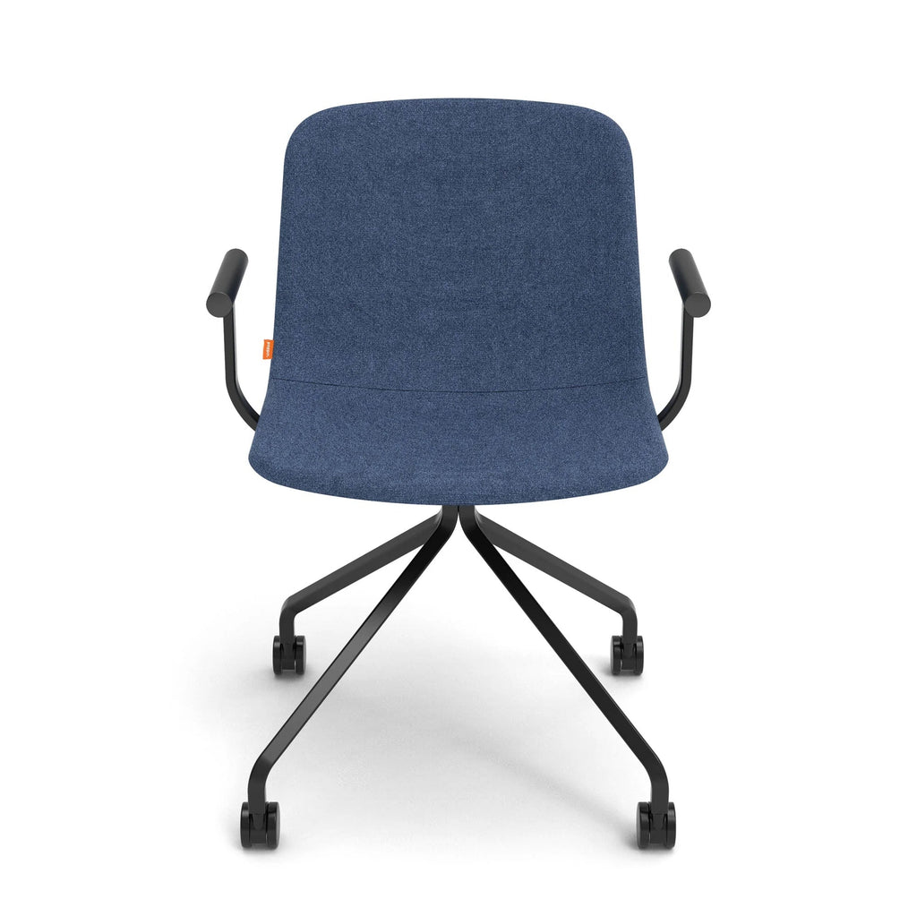 Poppin Key Swivel Meeting Chair Fabric