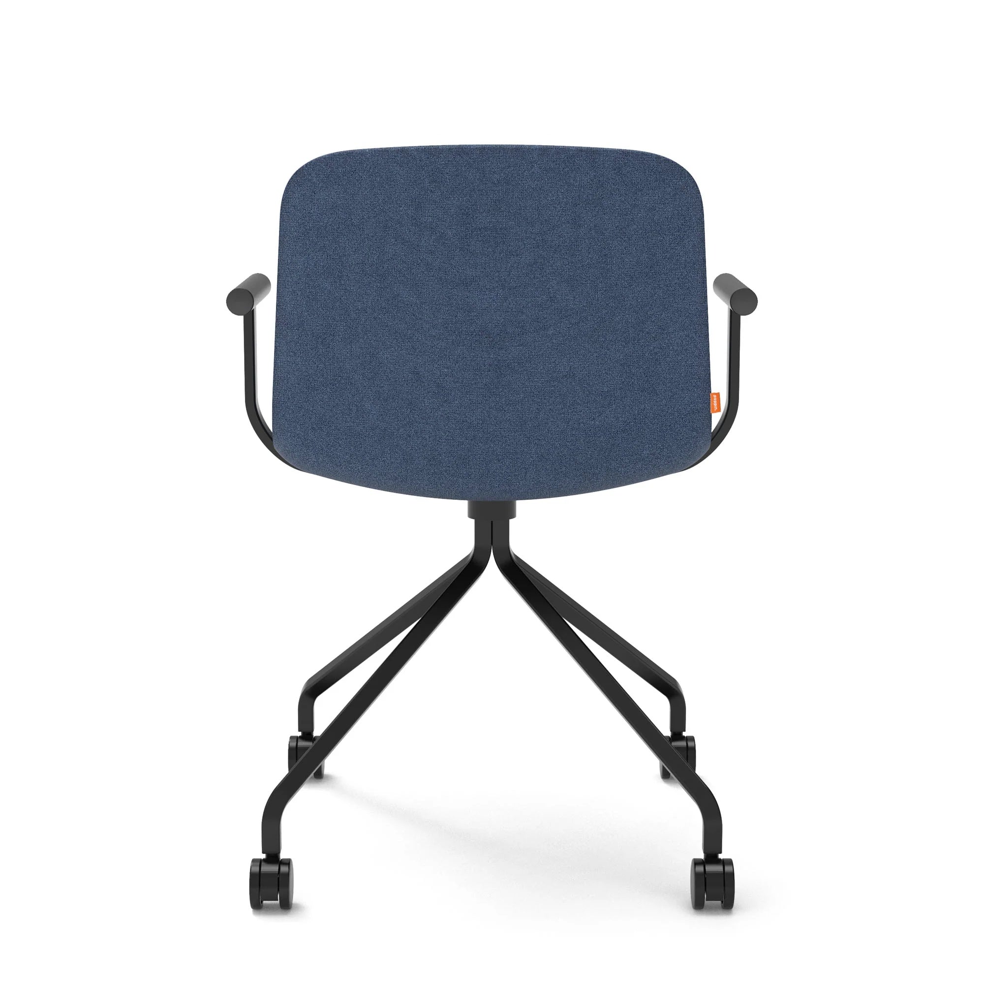 Poppin Key Swivel Meeting Chair Fabric