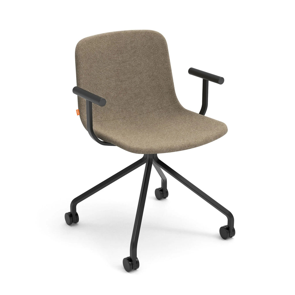 Poppin Key Swivel Meeting Chair Fabric