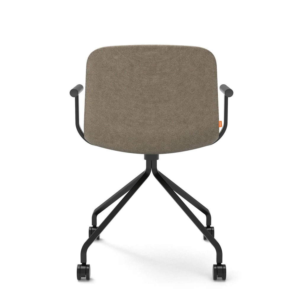 Poppin Key Swivel Meeting Chair Fabric