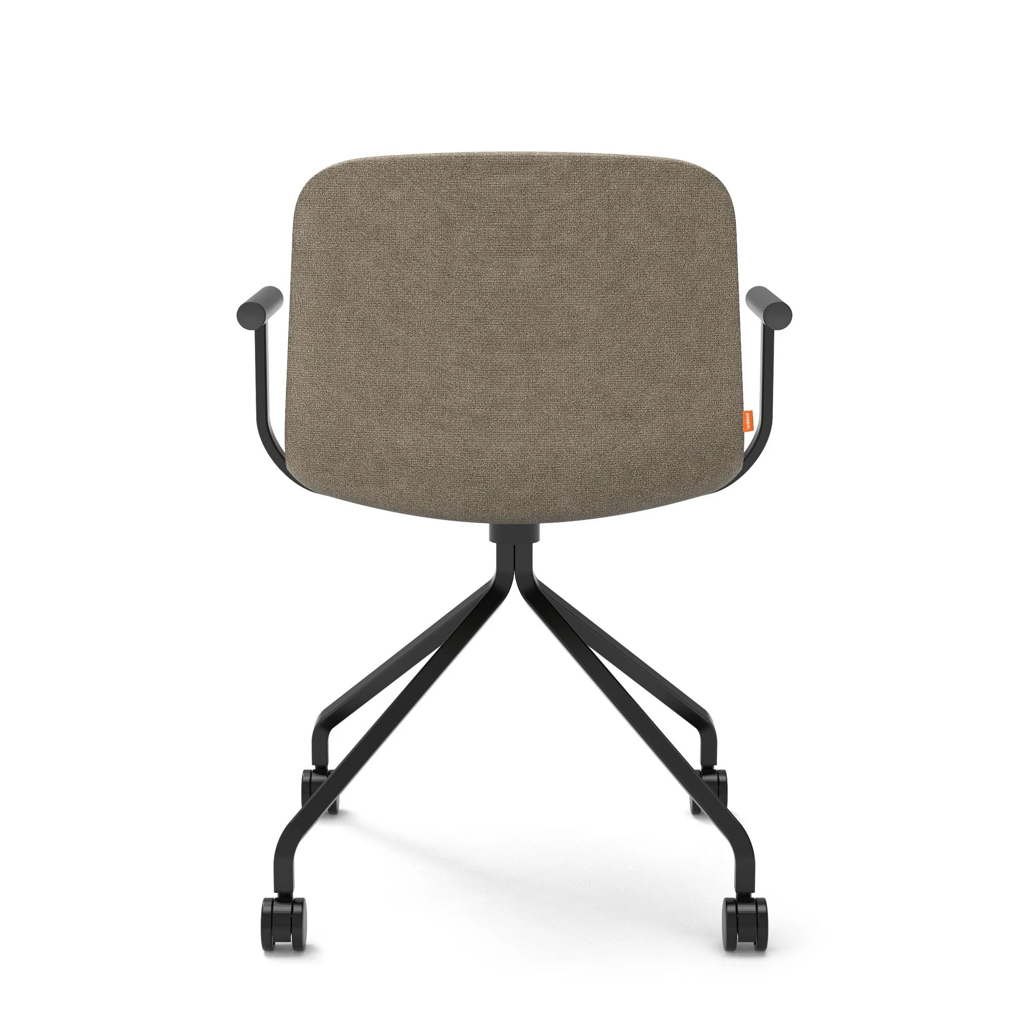 Poppin Key Swivel Meeting Chair Fabric