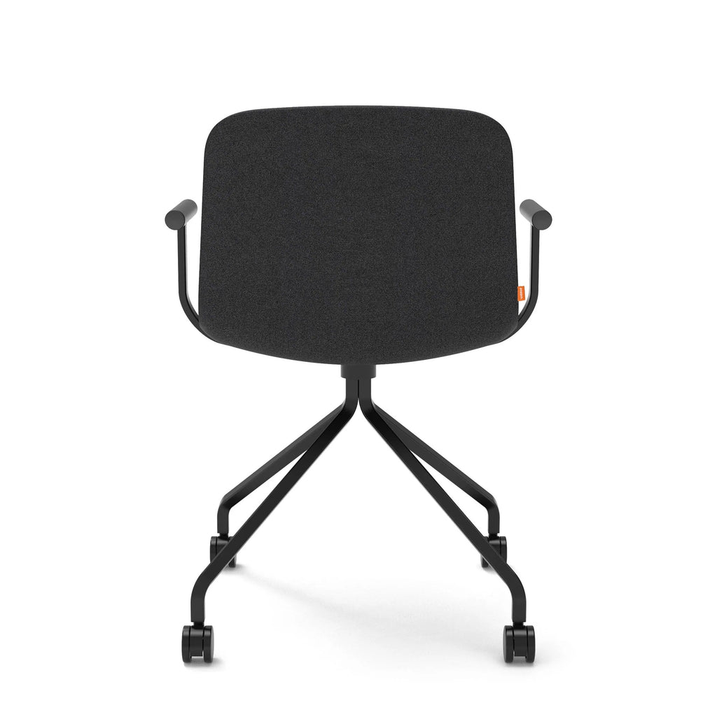 Poppin Key Swivel Meeting Chair Fabric