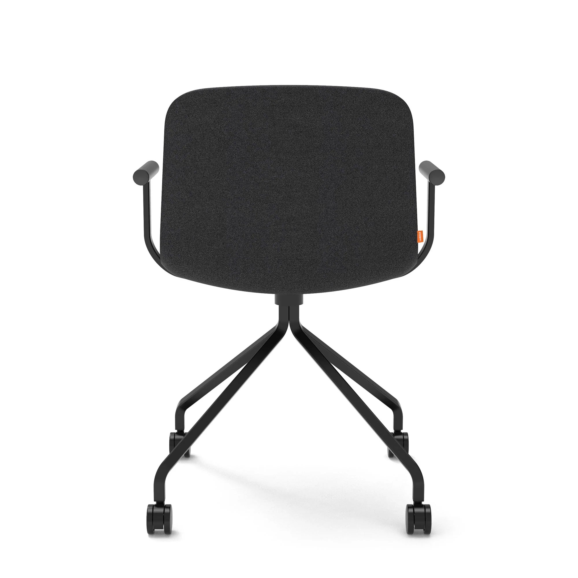 Poppin Key Swivel Meeting Chair Fabric