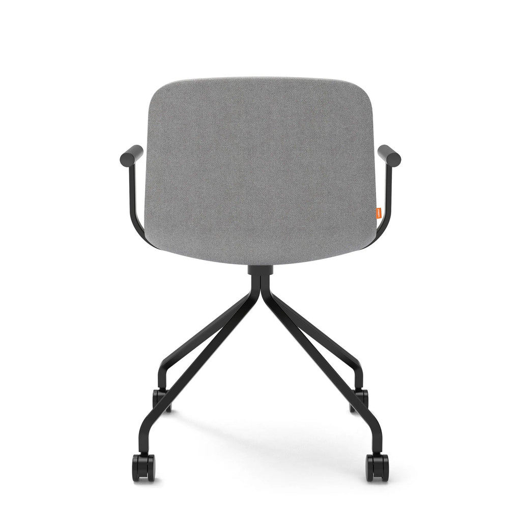 Poppin Key Swivel Meeting Chair Fabric