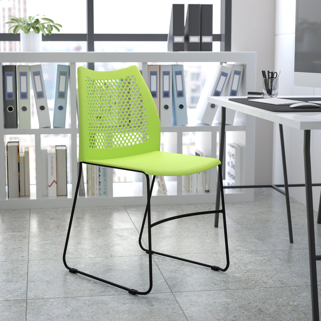 FLASH HERCULES Series Stack Chair 300 kg Capacity Air-Vent Back