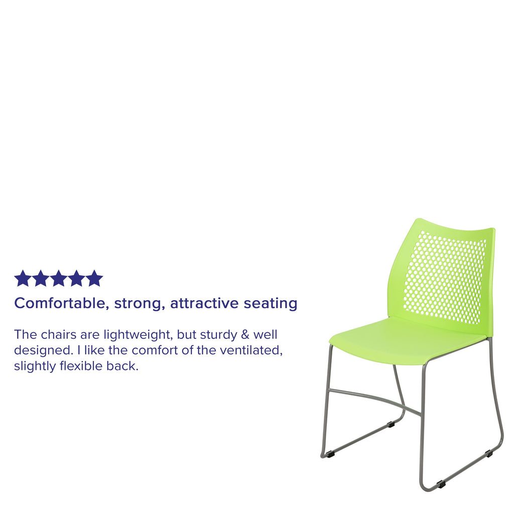 FLASH HERCULES Series Stack Chair 300 kg Capacity Air-Vent Back