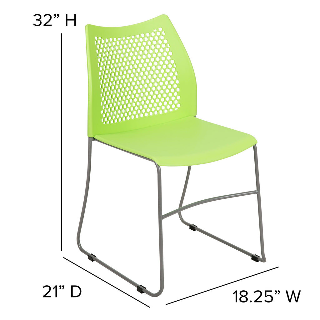 FLASH HERCULES Series Stack Chair 300 kg Capacity Air-Vent Back