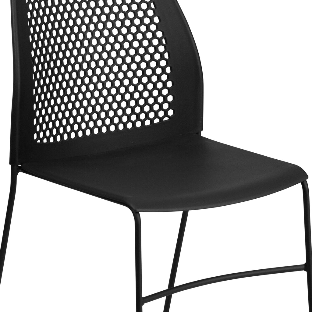 FLASH HERCULES Series Stack Chair 300 kg Capacity Air-Vent Back