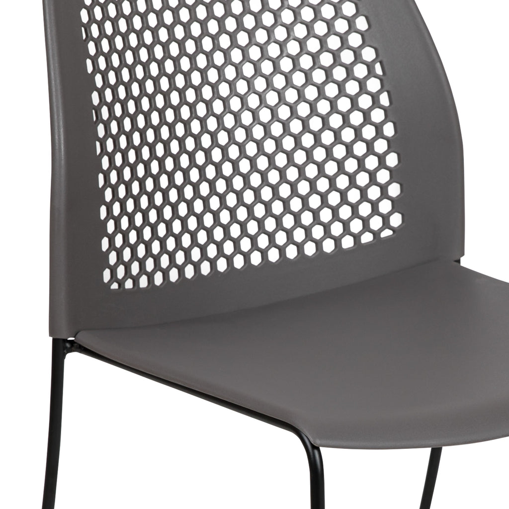 FLASH HERCULES Series Stack Chair 300 kg Capacity Air-Vent Back