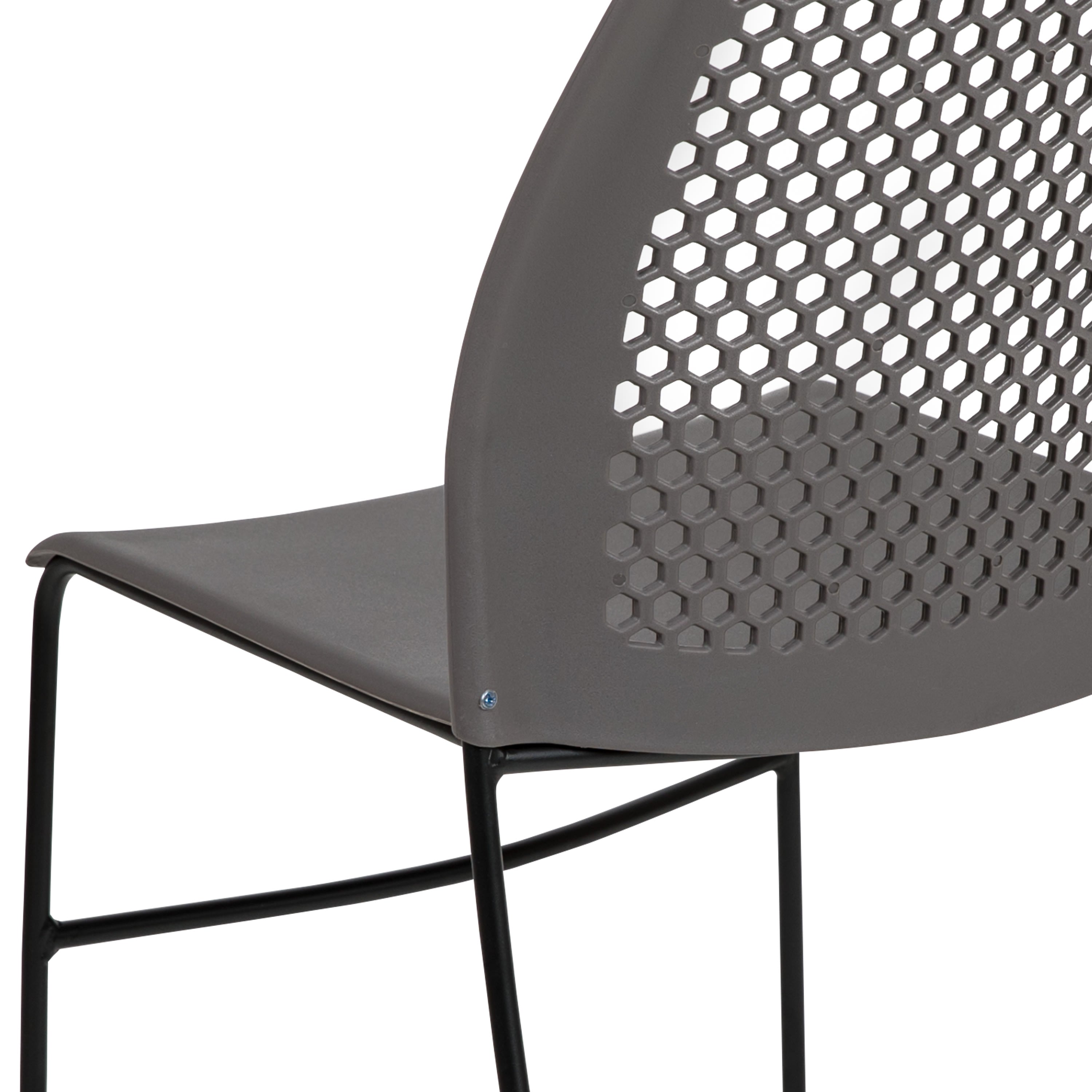 FLASH HERCULES Series Stack Chair 300 kg Capacity Air-Vent Back