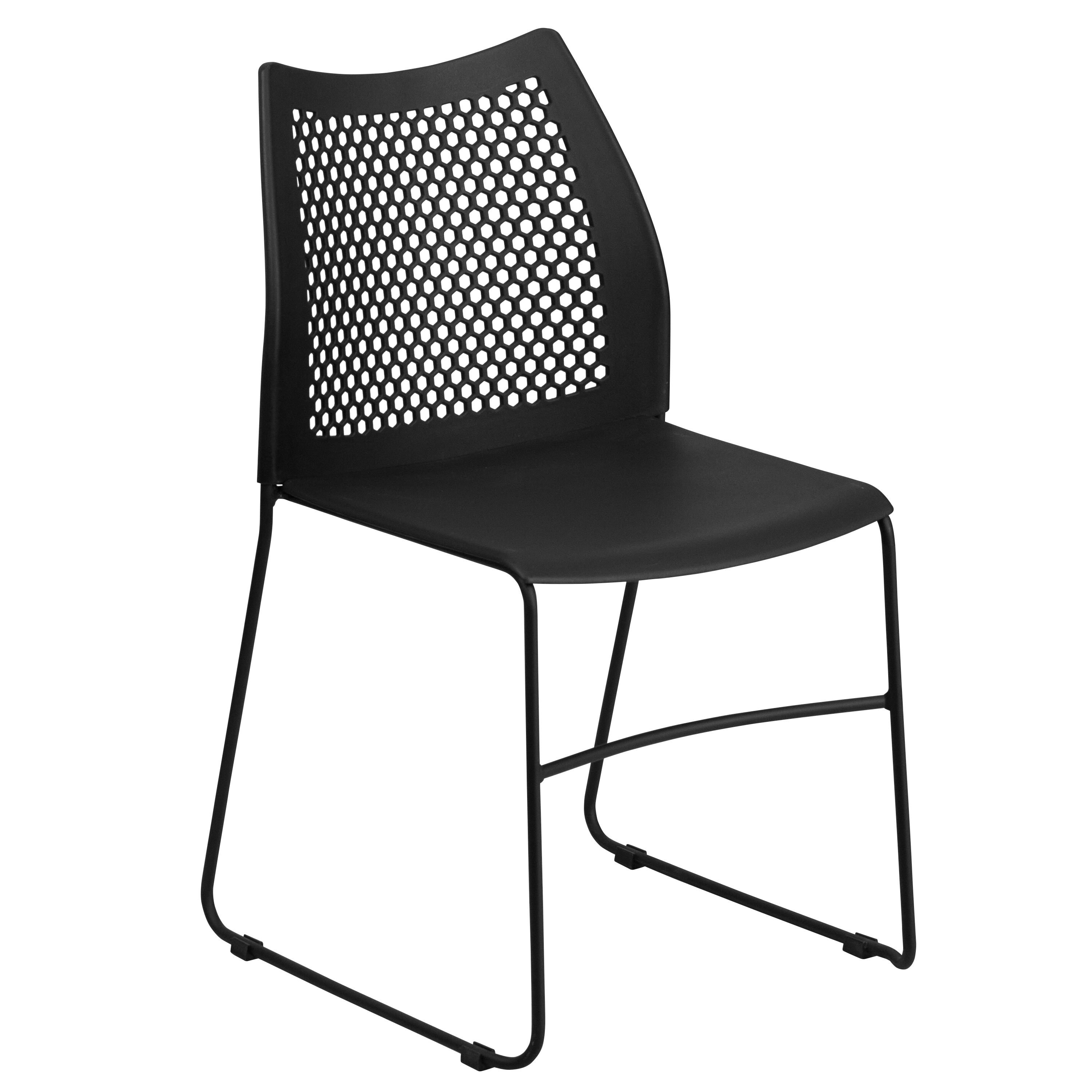 FLASH HERCULES Series Stack Chair 300 kg Capacity Air-Vent Back